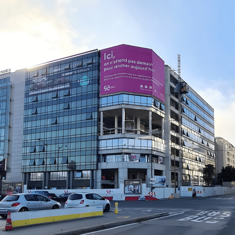 Exemple de campagne publicitaire urbaine